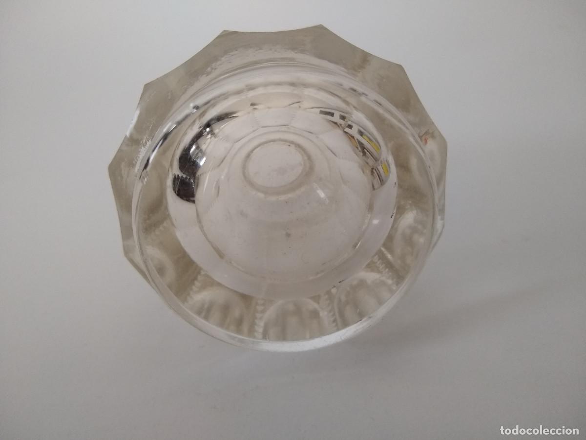 Escriban&iacute;a: Antiguo tintero cristal tallado - Foto 5