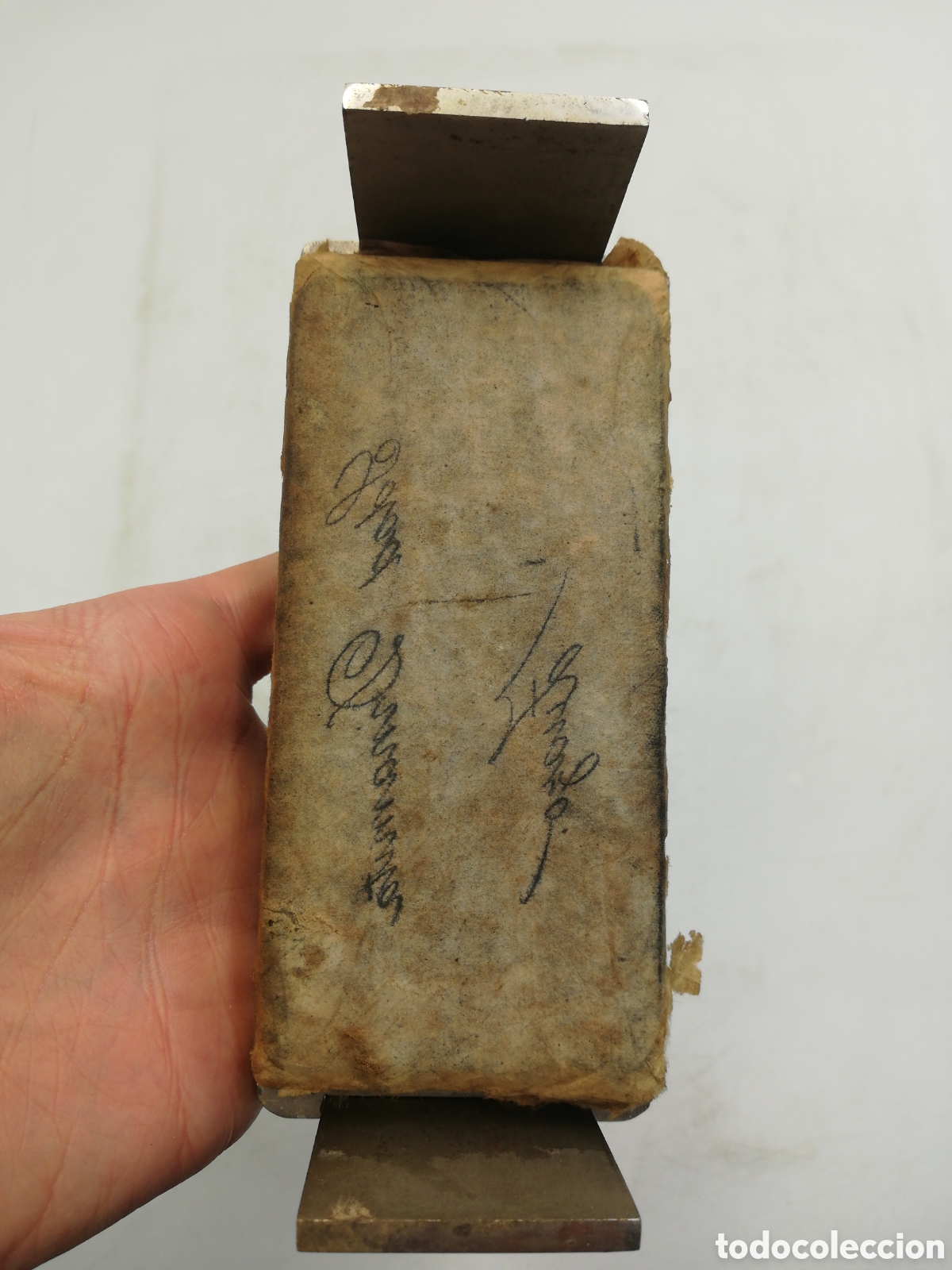 Escriban&iacute;a: Antiguo secafirmas cromado. - Foto 3