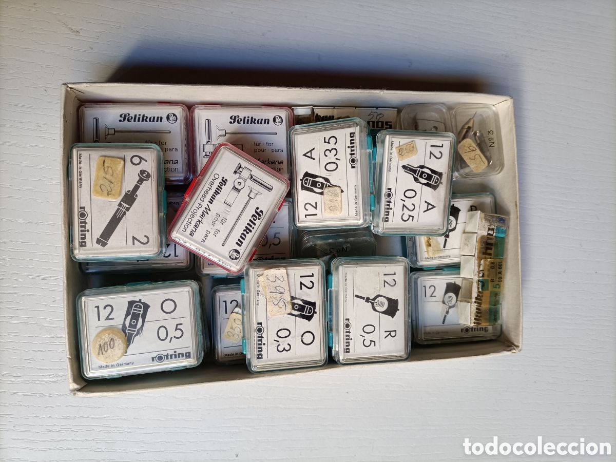 Escriban&iacute;a: Plumillas rotring pelikan Lote - Foto 1
