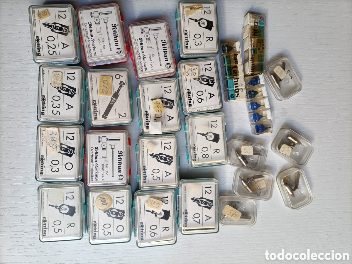 Escriban&iacute;a: Plumillas rotring pelikan Lote - Foto 3