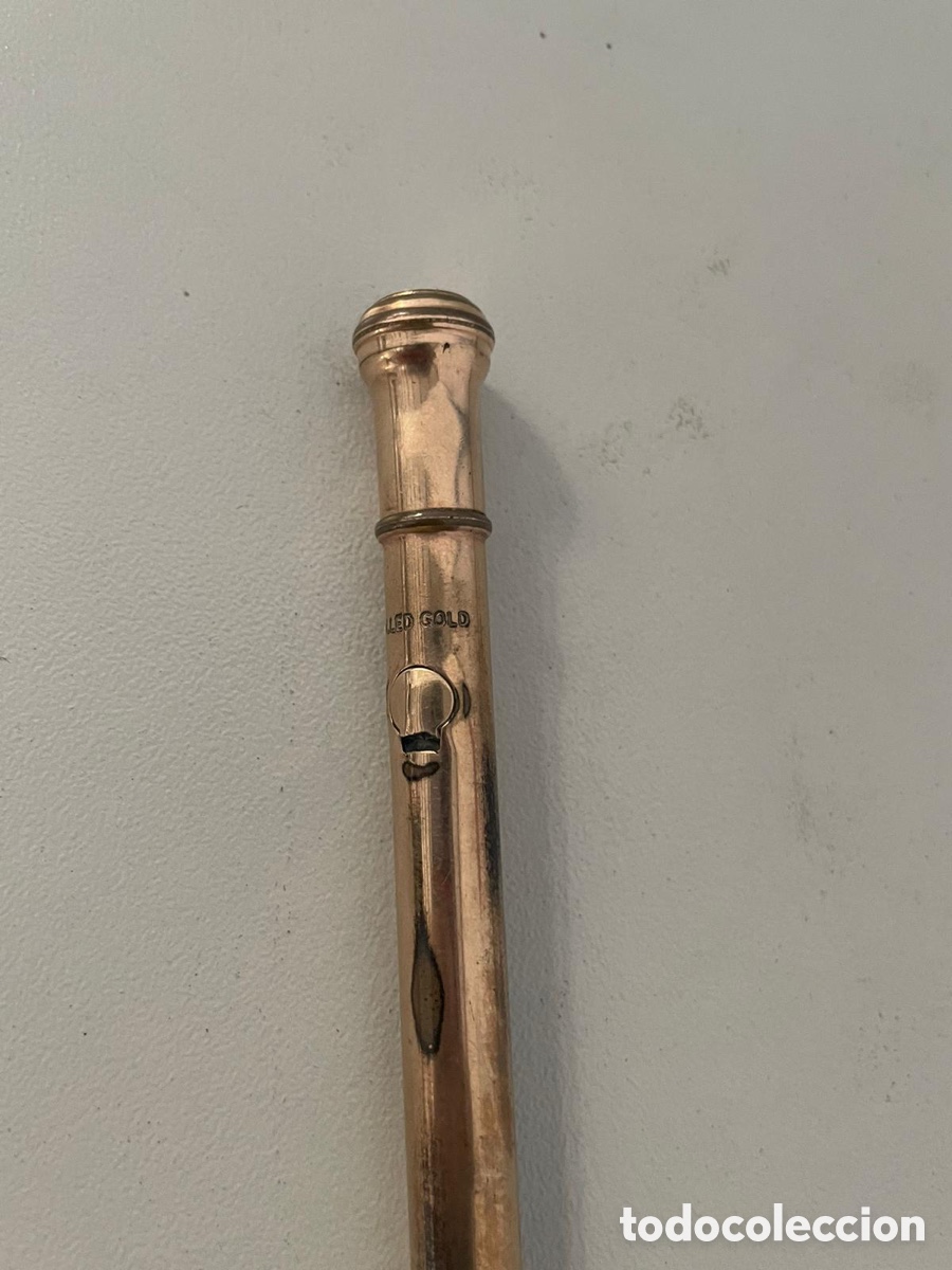 Escriban&iacute;a: lapiz ingles de oro chapado - Foto 3