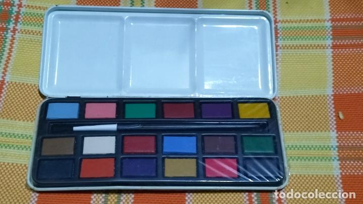 Escriban&iacute;a: ANTIGUA CAJA DE ACUARELAS - Foto 4
