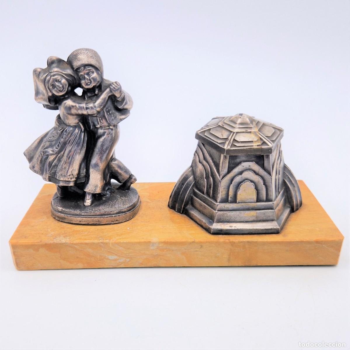 Escriban&iacute;a: Tintero Art D&eacute;co. 1920 - 1930 - Foto 1