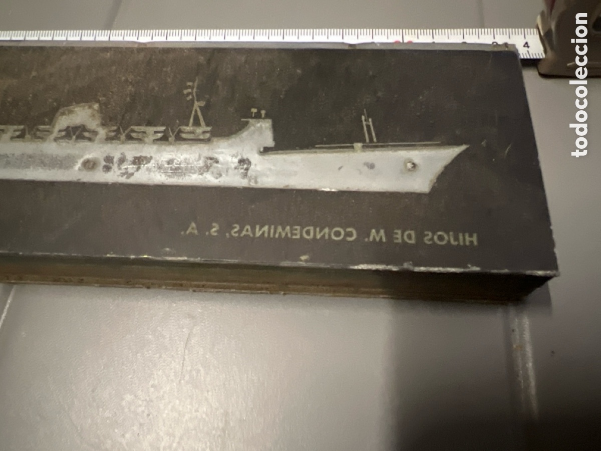 Escriban&iacute;a: T5/12/15. ANTIGUO MOLDE DE IMPRENTA - Foto 2
