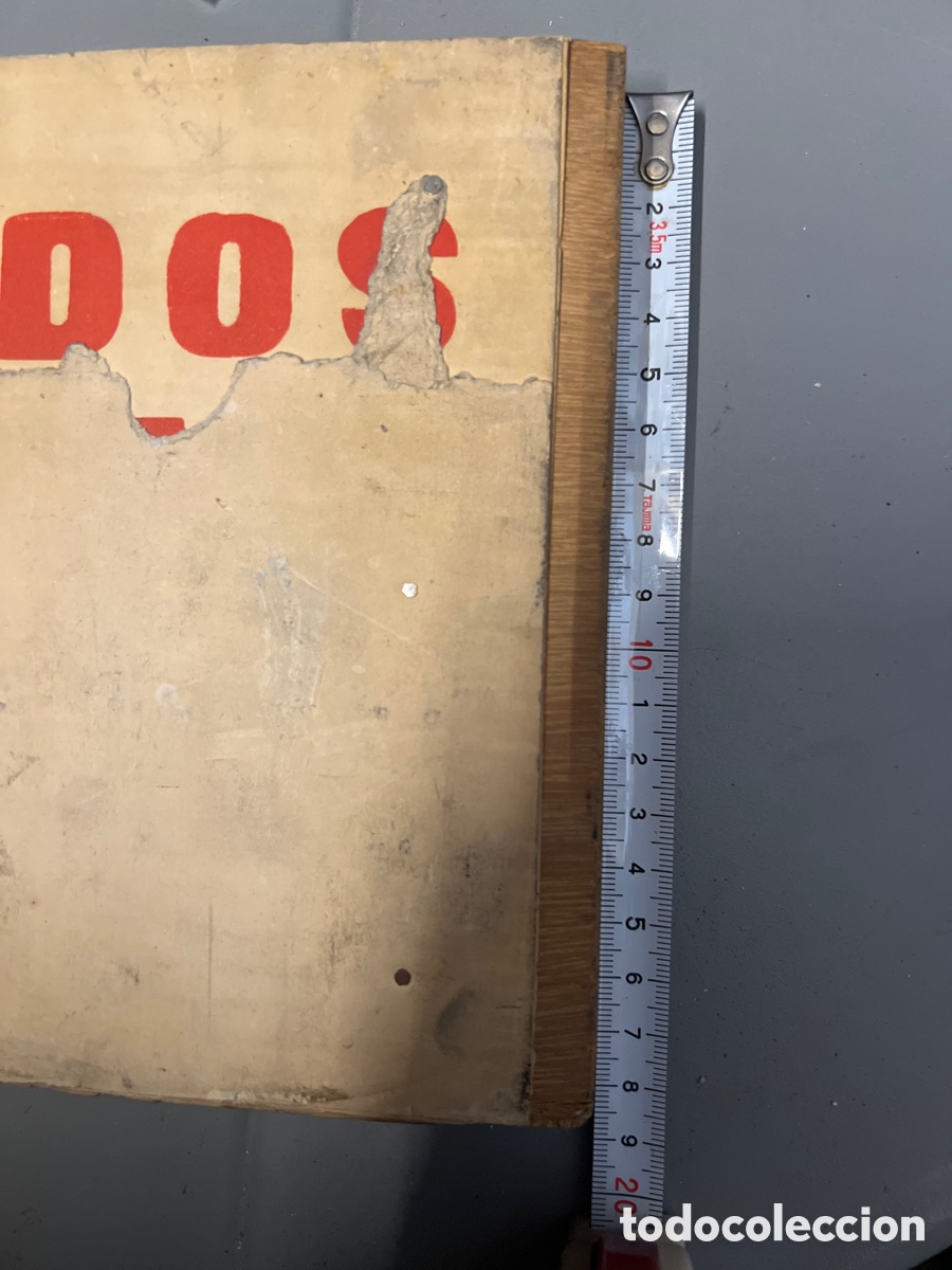 Escriban&iacute;a: T5/12/18. MOLDE DE IMPRENTA ANTIGUO - Foto 3