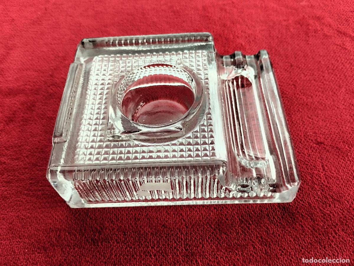 Escriban&iacute;a: ANTIGUO TINTERO DE CRISTAL - Foto 1