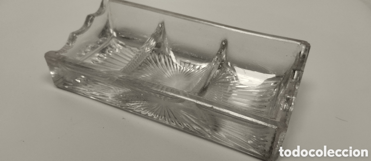 Escriban&iacute;a: Recipiente escritorio en cristal de molde. - Foto 2