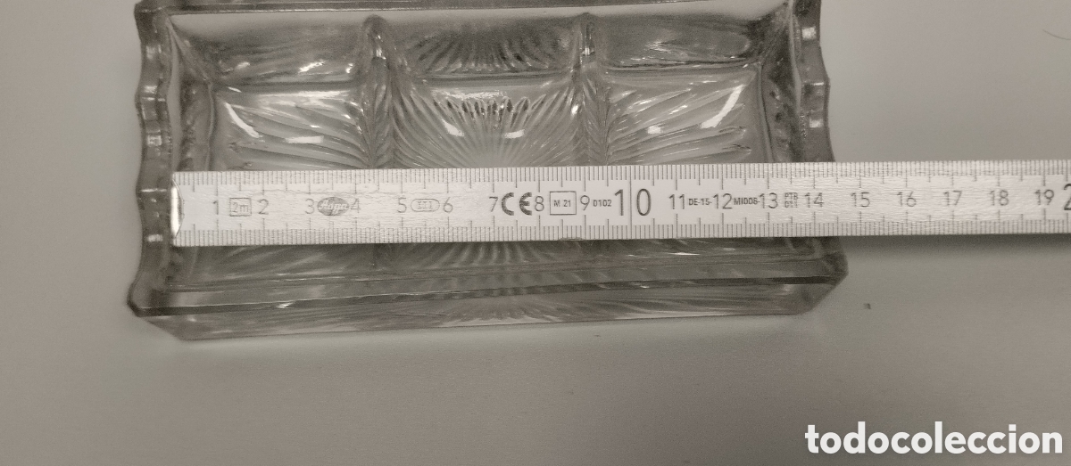 Escriban&iacute;a: Recipiente escritorio en cristal de molde. - Foto 6