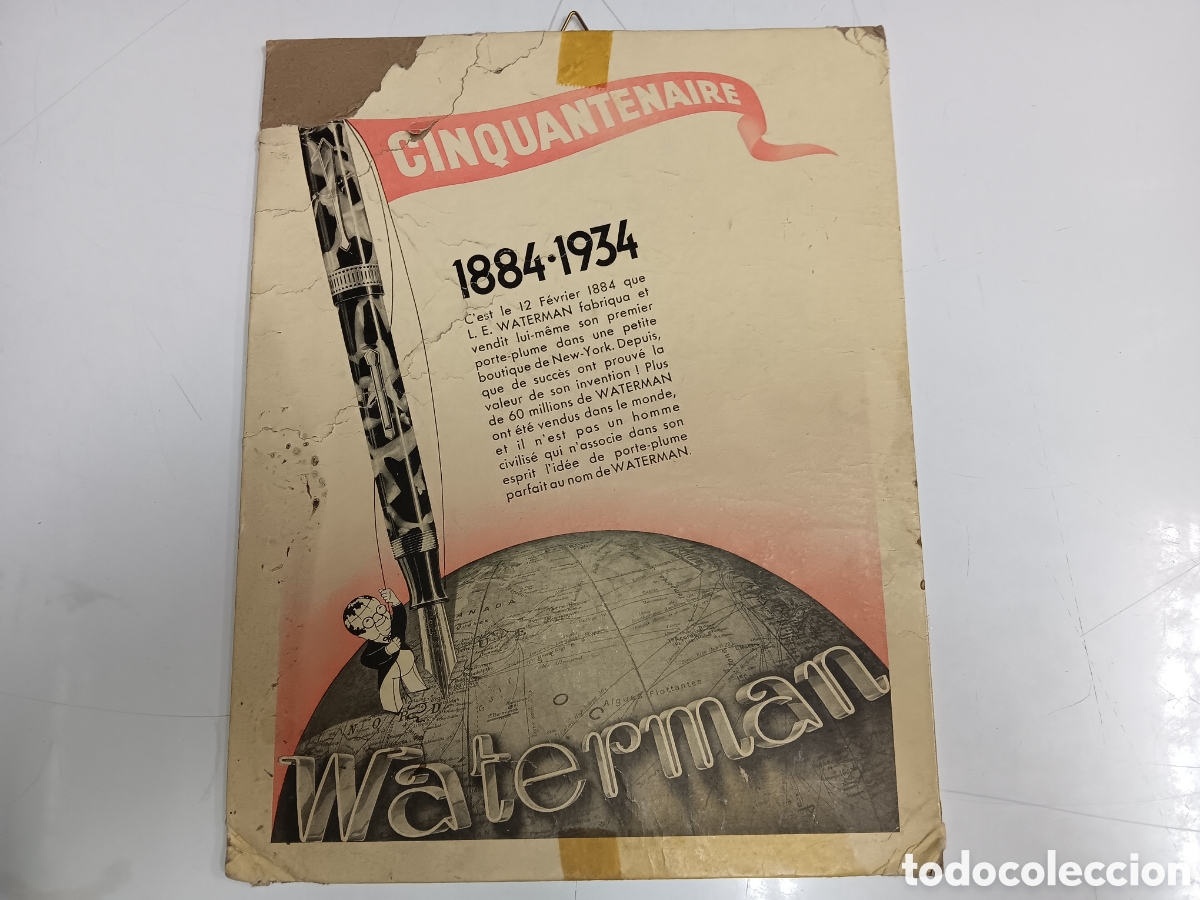 Escriban&iacute;a: Cartel publicidad WATERMAN - Foto 2