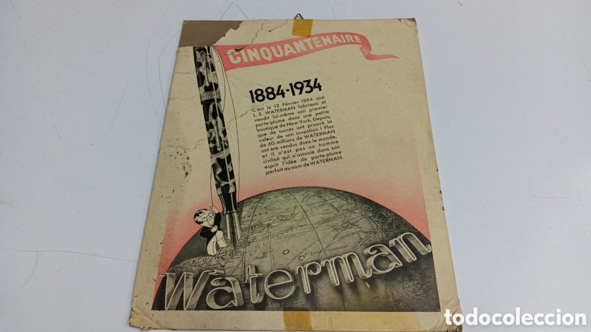 Escriban&iacute;a: Cartel publicidad WATERMAN - Foto 1