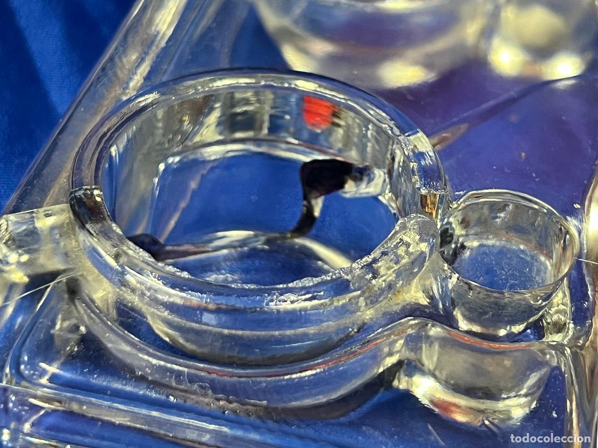 Escriban&iacute;a: TINTERO O ESCRIBANIA DE CRISTAL - Foto 4