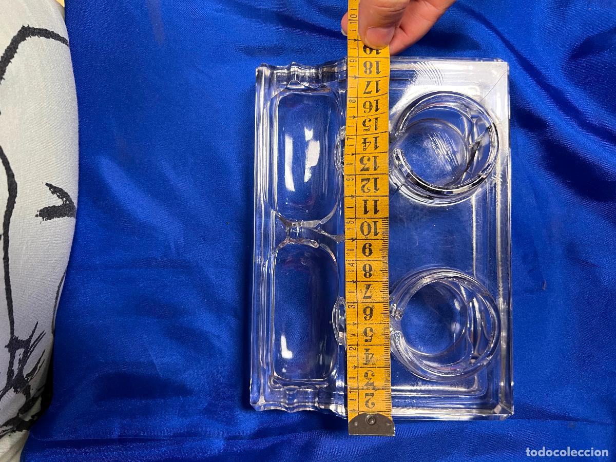 Escriban&iacute;a: TINTERO O ESCRIBANIA DE CRISTAL - Foto 10