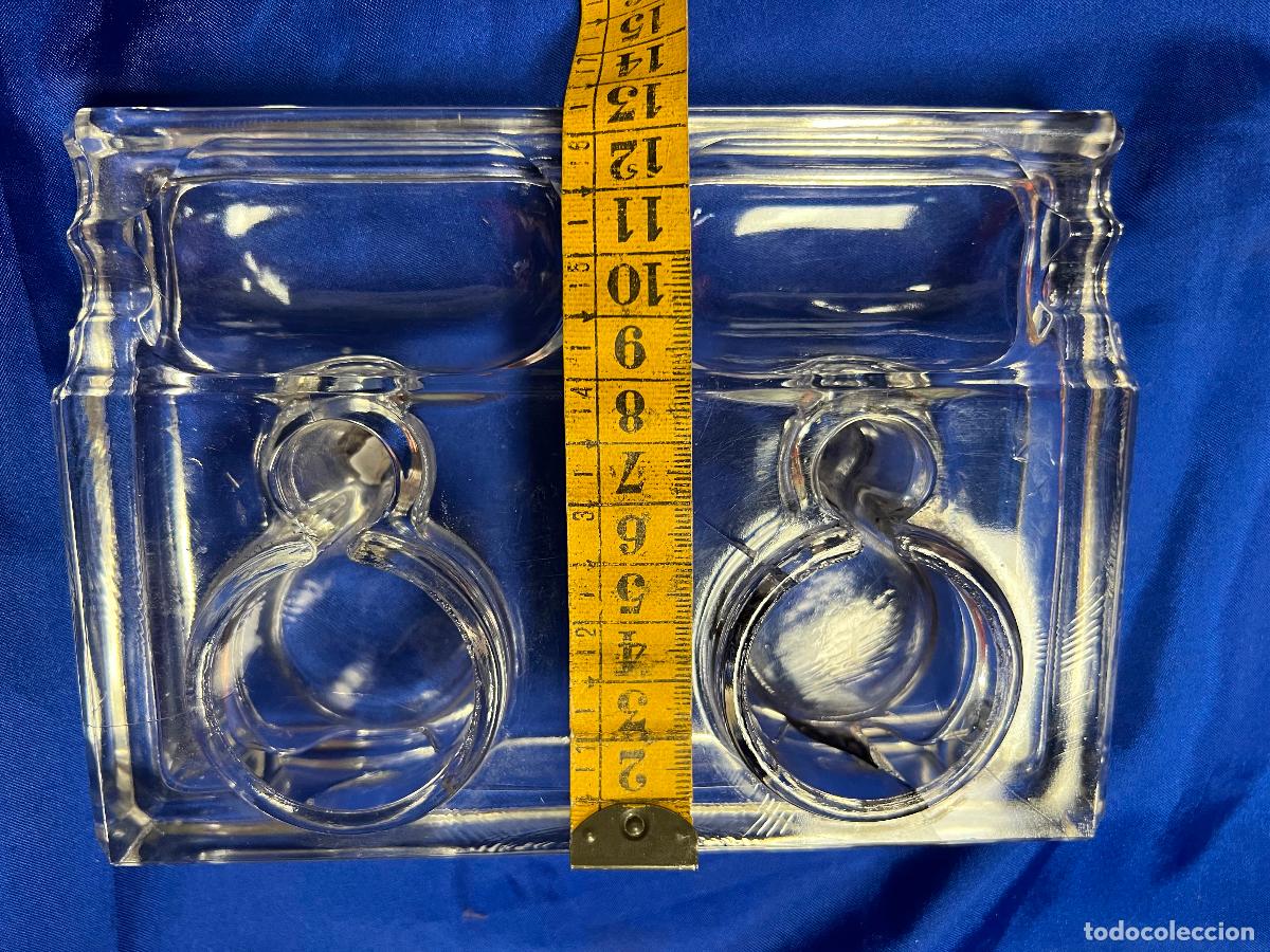Escriban&iacute;a: TINTERO O ESCRIBANIA DE CRISTAL - Foto 11