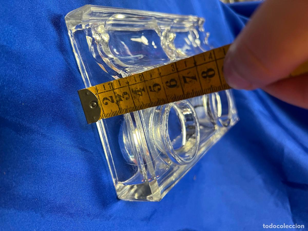 Escriban&iacute;a: TINTERO O ESCRIBANIA DE CRISTAL - Foto 12