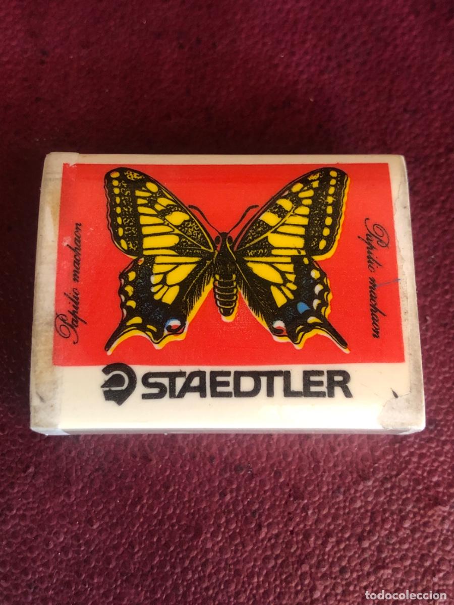 Escriban&iacute;a: Goma de borrar Staedtler. Mariposa. - Foto 1