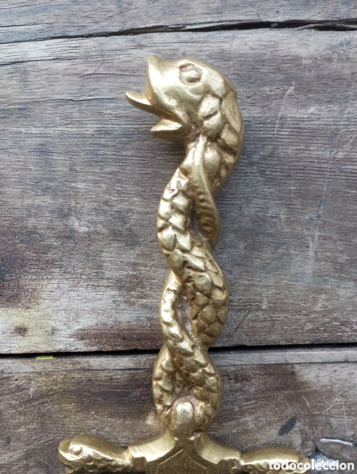 Escriban&iacute;a: ABRECARTAS BRONCE MACIZO. - Foto 6