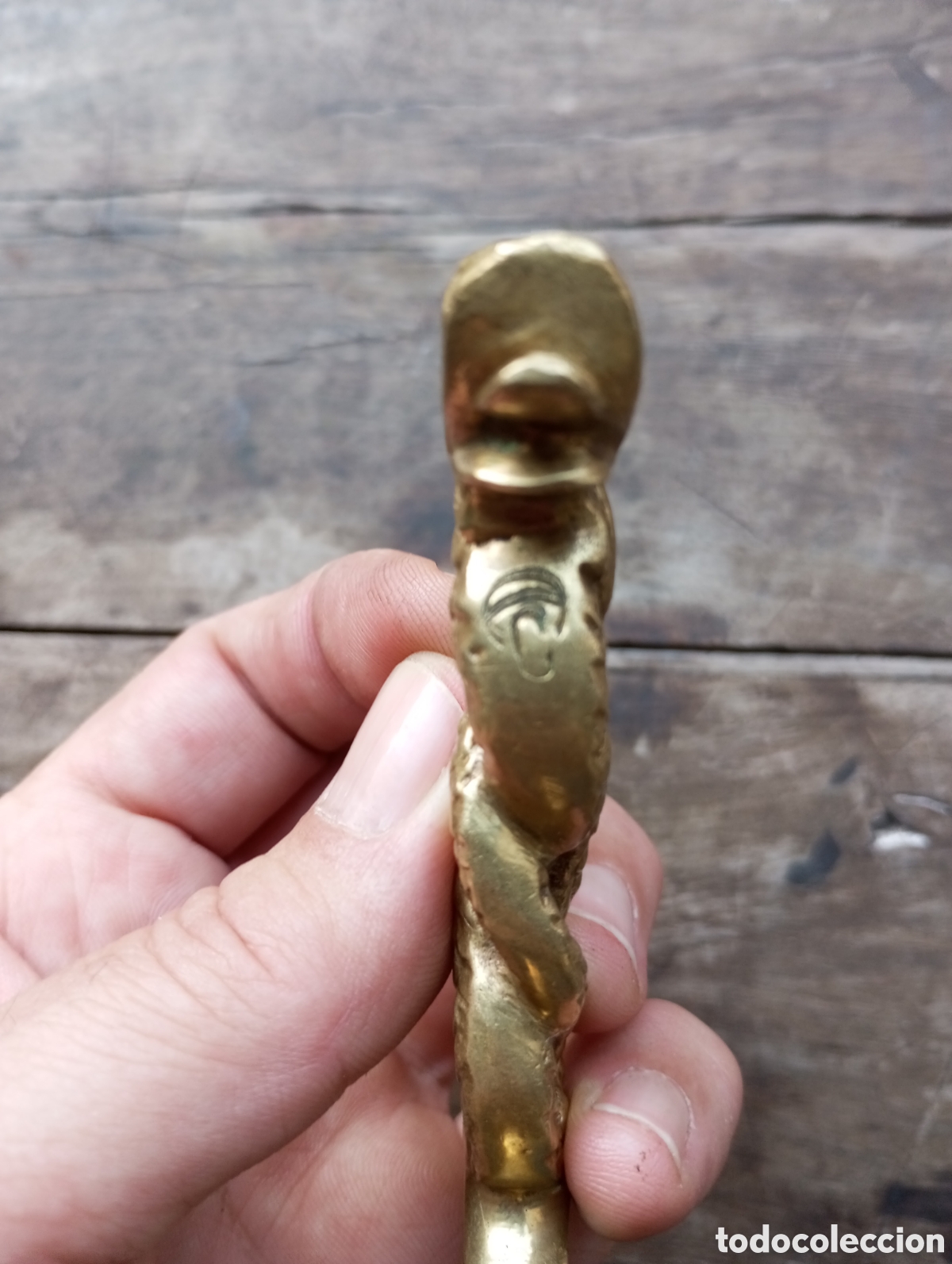 Escriban&iacute;a: ABRECARTAS BRONCE MACIZO. - Foto 8
