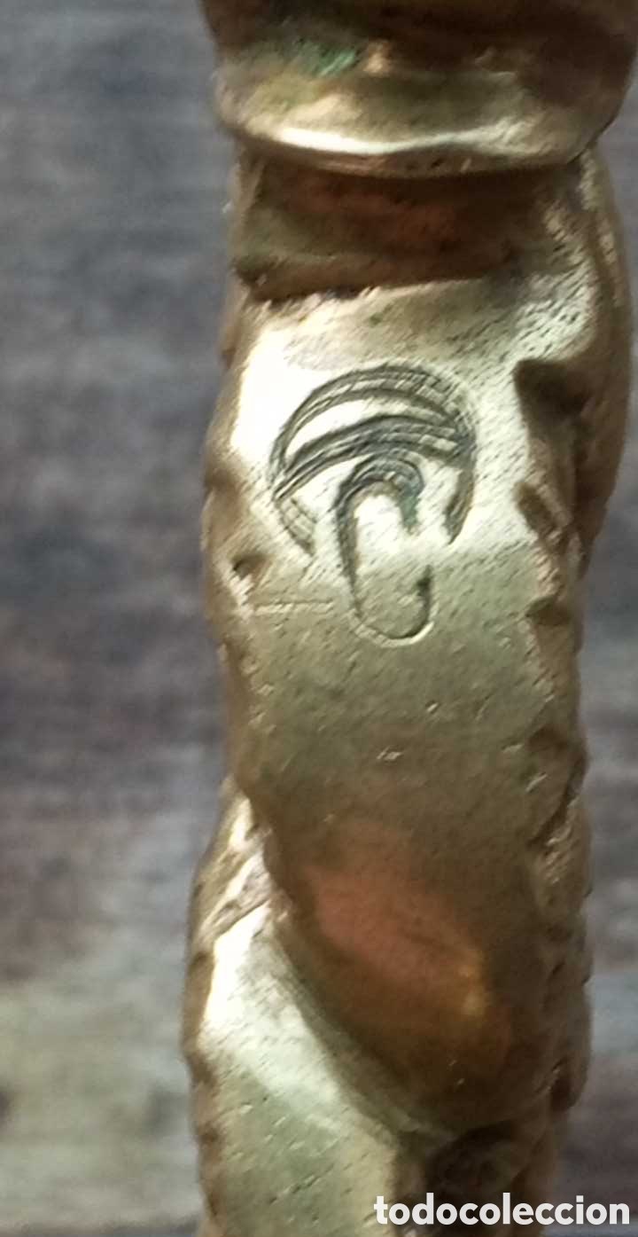 Escriban&iacute;a: ABRECARTAS BRONCE MACIZO. - Foto 3