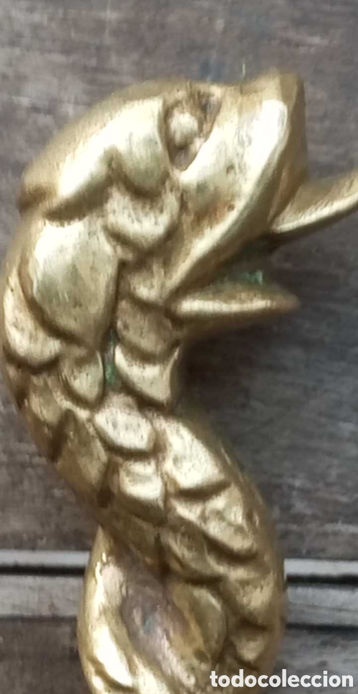 Escriban&iacute;a: ABRECARTAS BRONCE MACIZO. - Foto 4