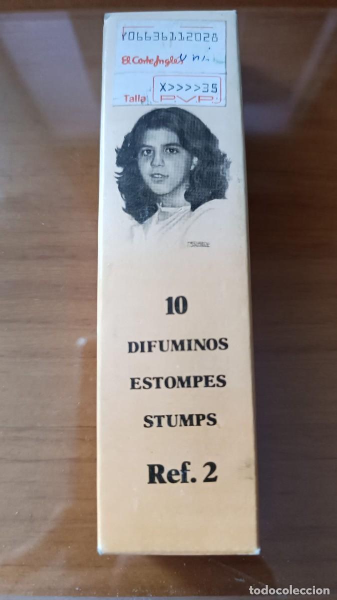 Escriban&iacute;a: CAJA CON 10 DIFUMINOS REF. 2 - A&Ntilde;OS 80. - Foto 1