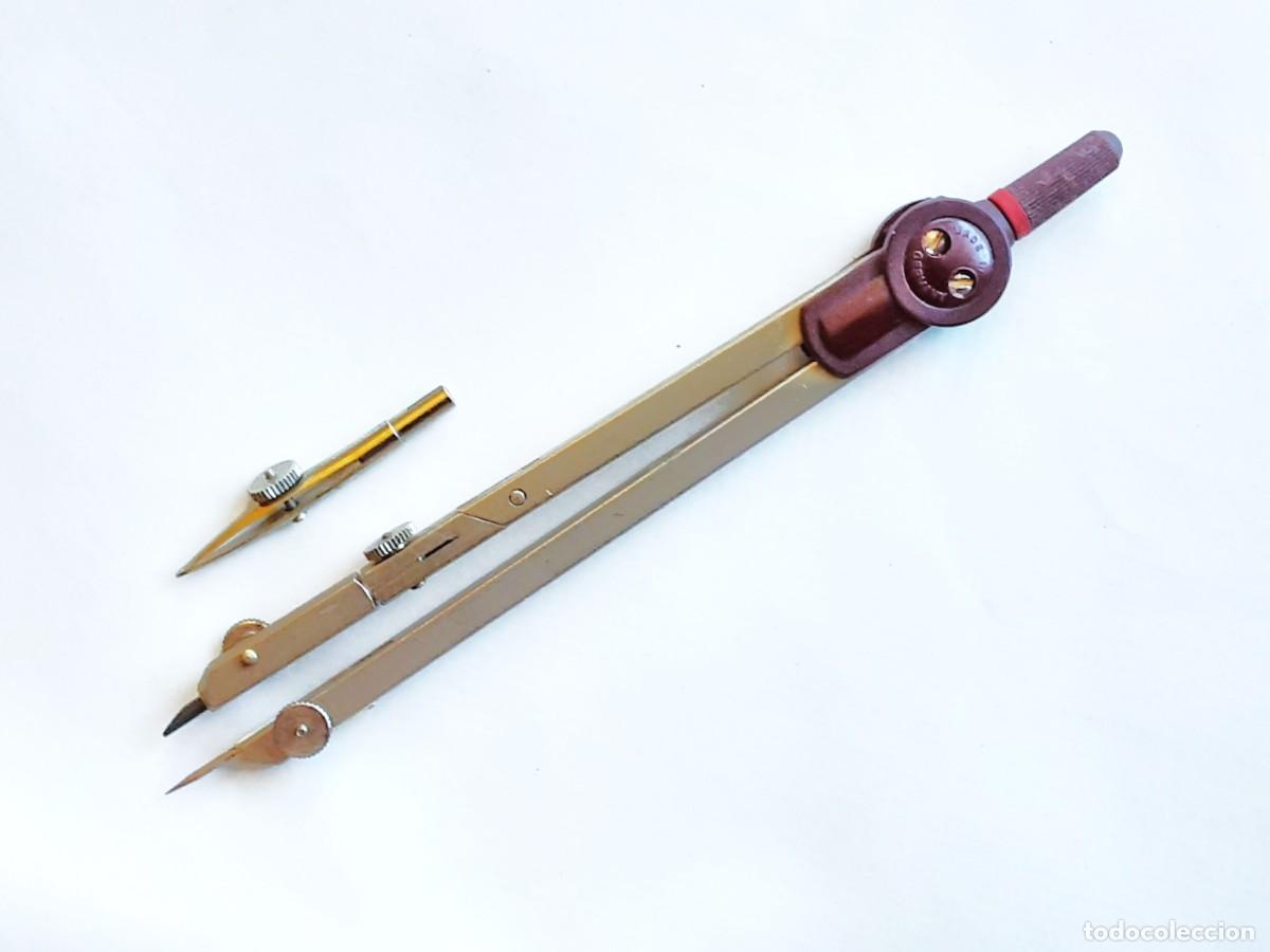 Escriban&iacute;a: COMPAS ROTRING REF SO214320 GRANATE A&Ntilde;OS 80 90 - Foto 3