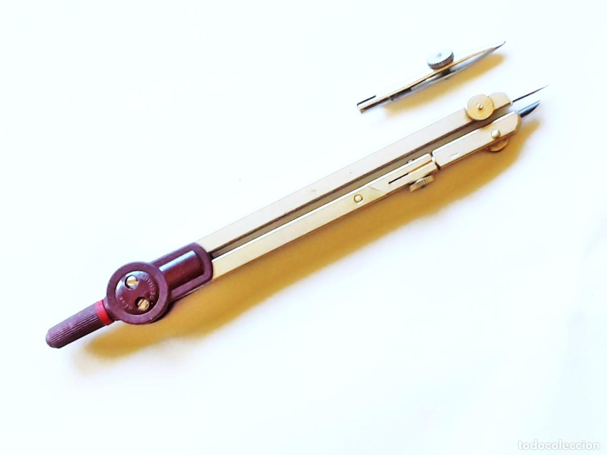 Escriban&iacute;a: COMPAS ROTRING REF SO214320 GRANATE A&Ntilde;OS 80 90 - Foto 4