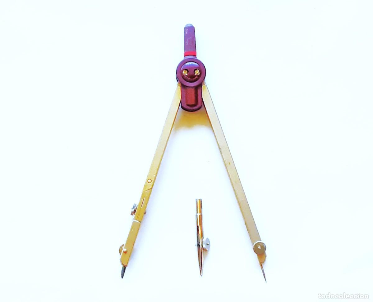 Escriban&iacute;a: COMPAS ROTRING REF SO214320 GRANATE A&Ntilde;OS 80 90 - Foto 6