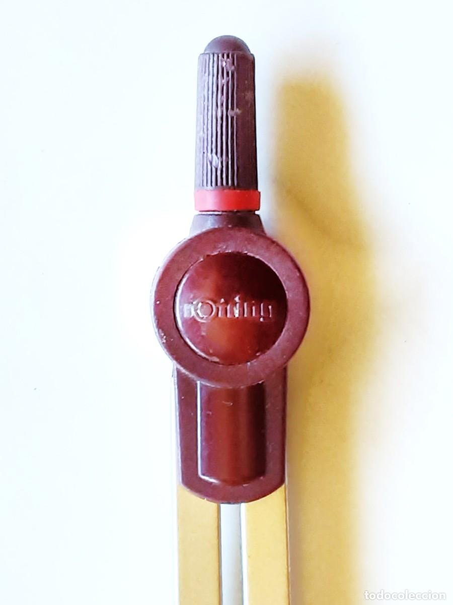 Escriban&iacute;a: COMPAS ROTRING REF SO214320 GRANATE A&Ntilde;OS 80 90 - Foto 11