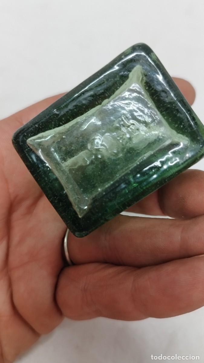 Escriban&iacute;a: Antiguo tintero de cristal - Foto 5