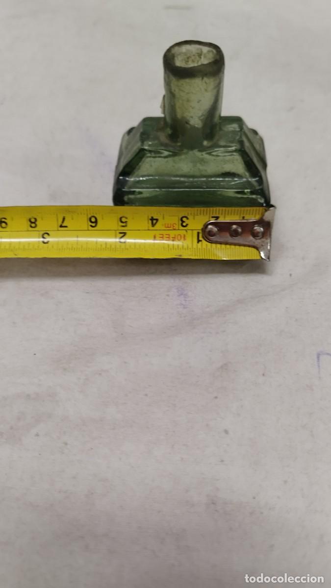 Escriban&iacute;a: Antiguo tintero de cristal - Foto 6