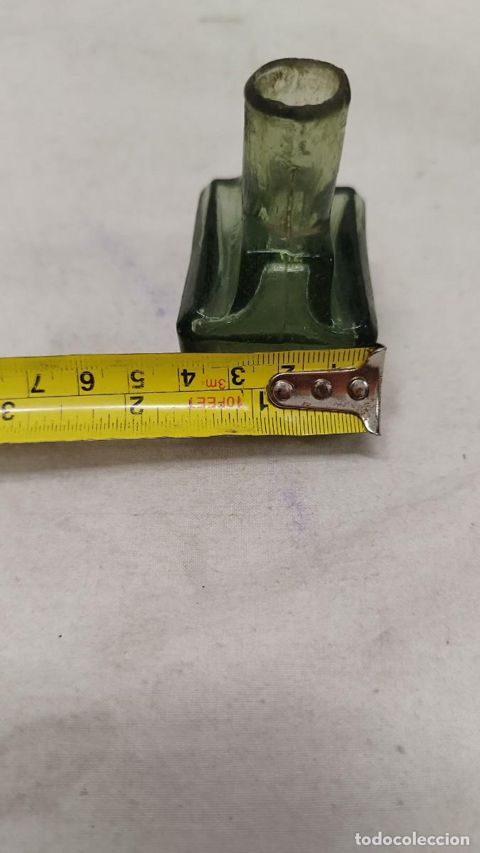 Escriban&iacute;a: Antiguo tintero de cristal - Foto 7