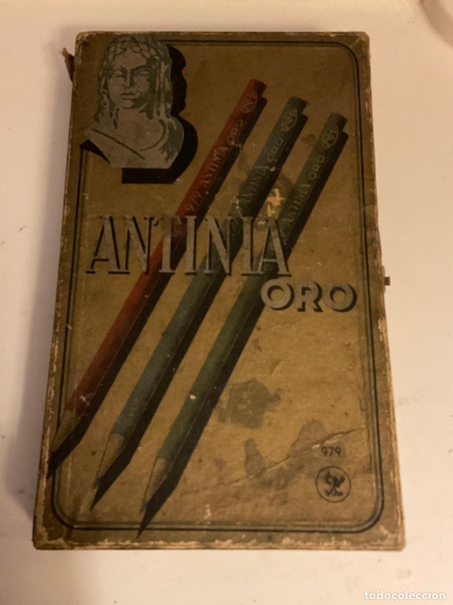 Escriban&iacute;a: CAJA DE L&Aacute;PICES ANTINIA ORO 979 VAC&Iacute;A - Foto 1