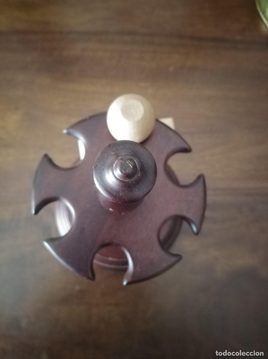Escriban&iacute;a: Portasellos tamp&oacute;n para seis. En madera. - Foto 3