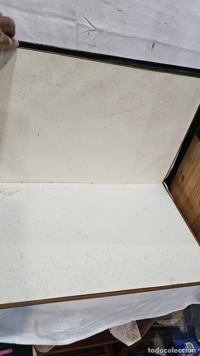 Escriban&iacute;a: sobrmesa para escritorio antiguo de cuero - Foto 5