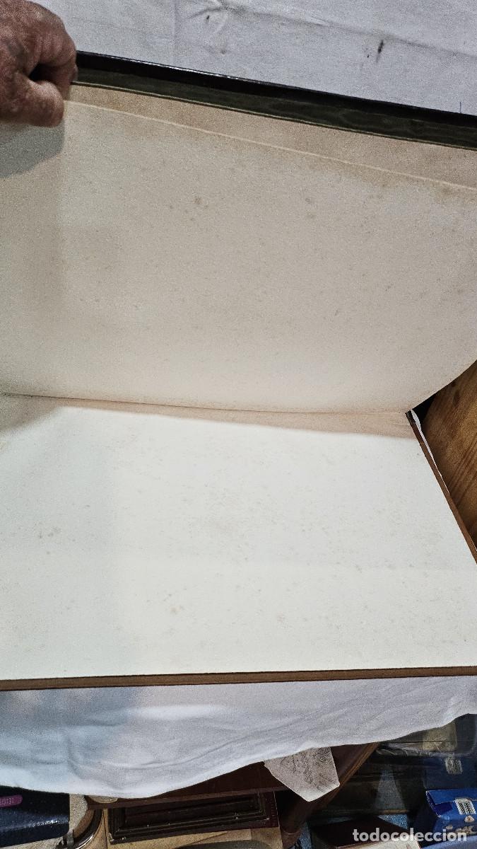 Escriban&iacute;a: sobrmesa para escritorio antiguo de cuero - Foto 6