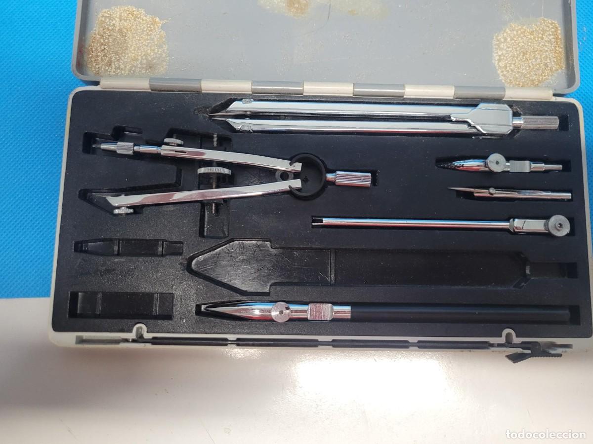 Escriban&iacute;a: CAJA DE COMPASES A&Ntilde;OS 60 ver im&aacute;gen - Foto 2