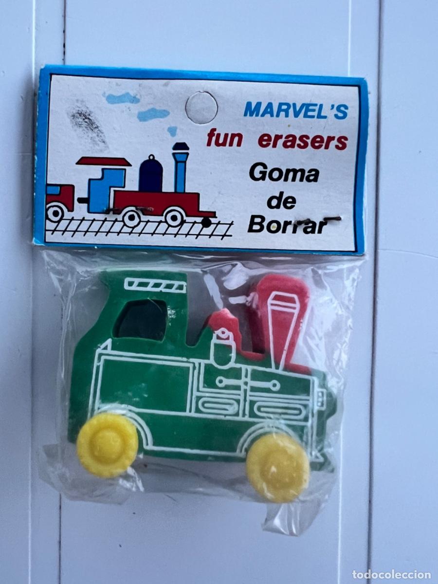 Escriban&iacute;a: GOMA DE BORRAR MARVELS A&Ntilde;OS 80 - Foto 1