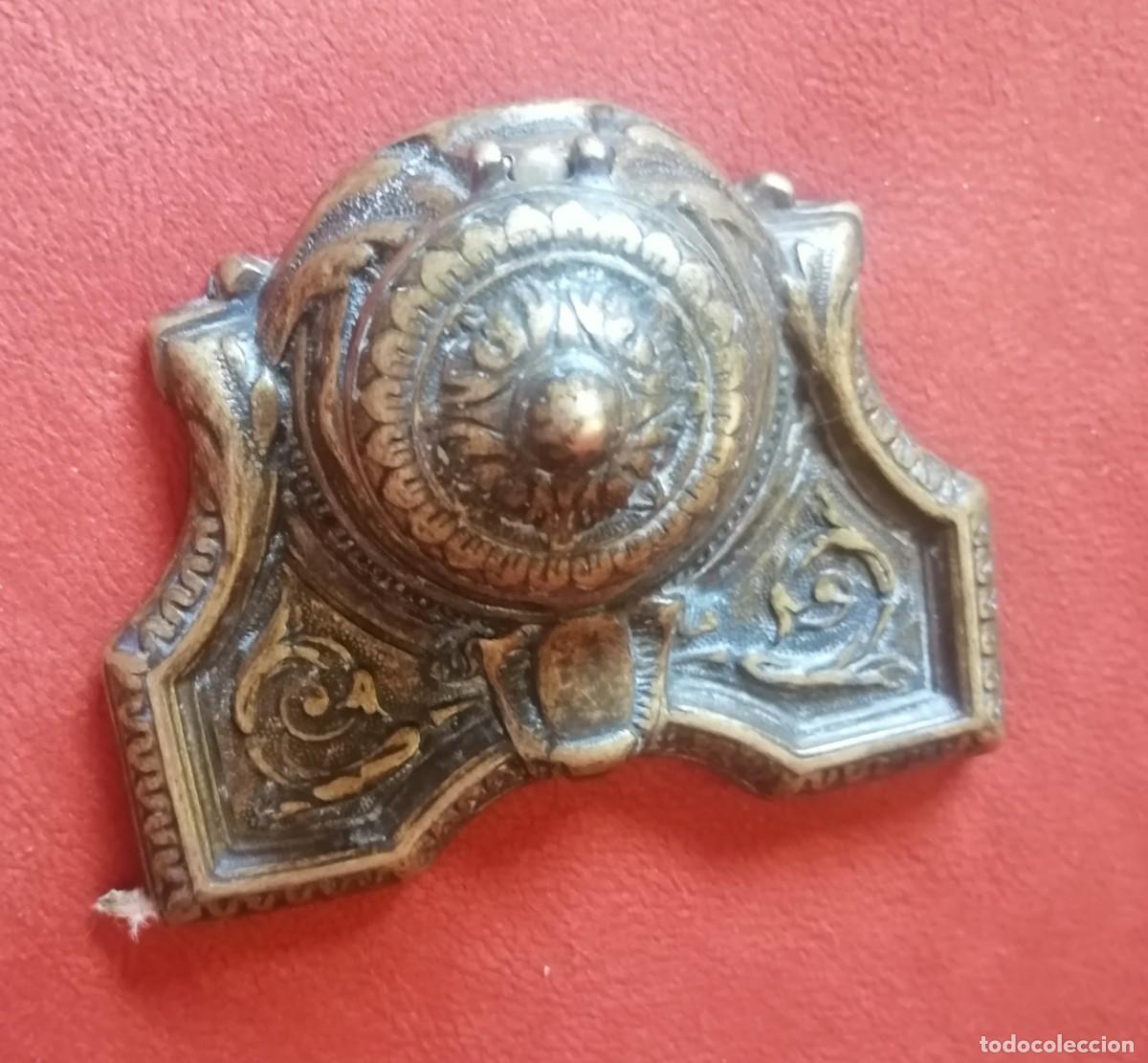 Escriban&iacute;a: TINTERO FRANCES DE BRONCE. ENVIO CERTIFICADO INCLUIDO. - Foto 3