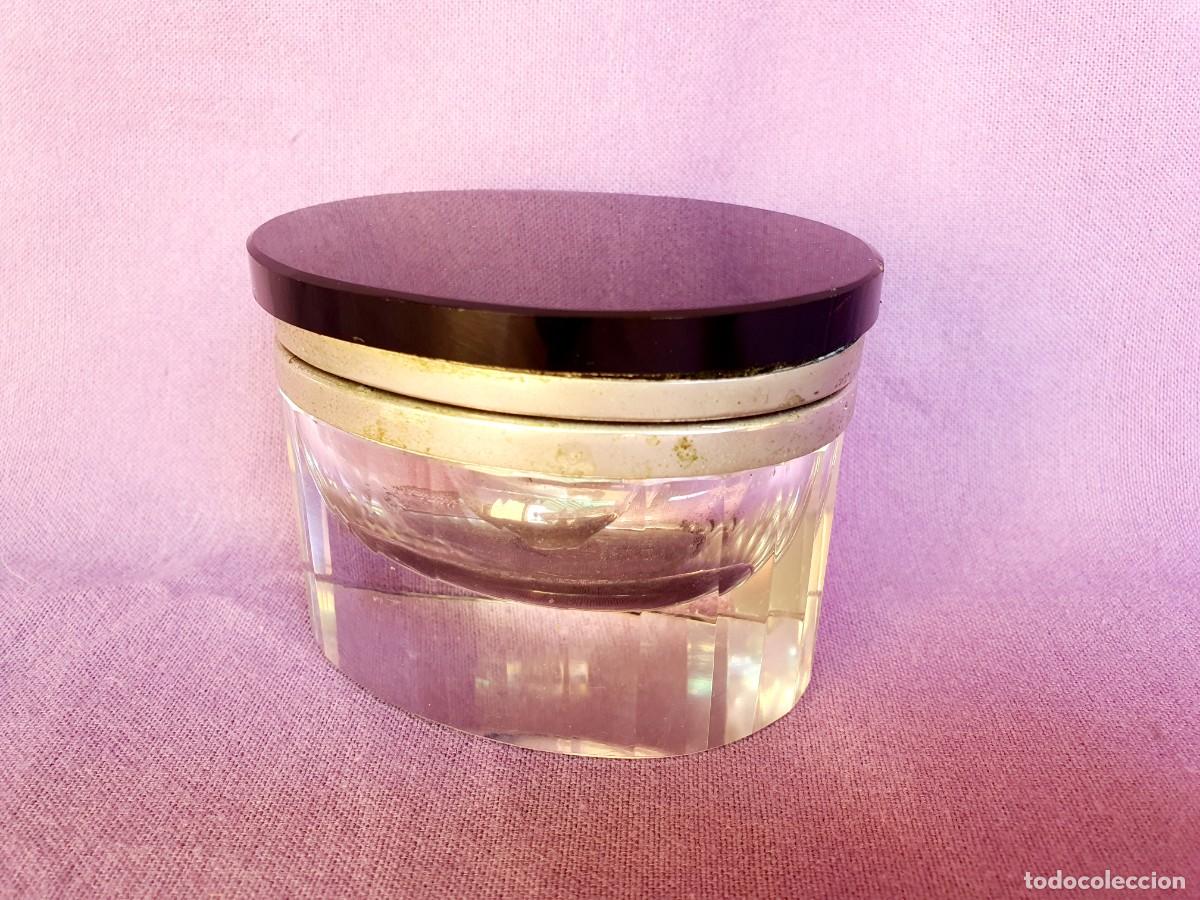 Escriban&iacute;a: Tintero cristal. 1940-50. - Foto 2