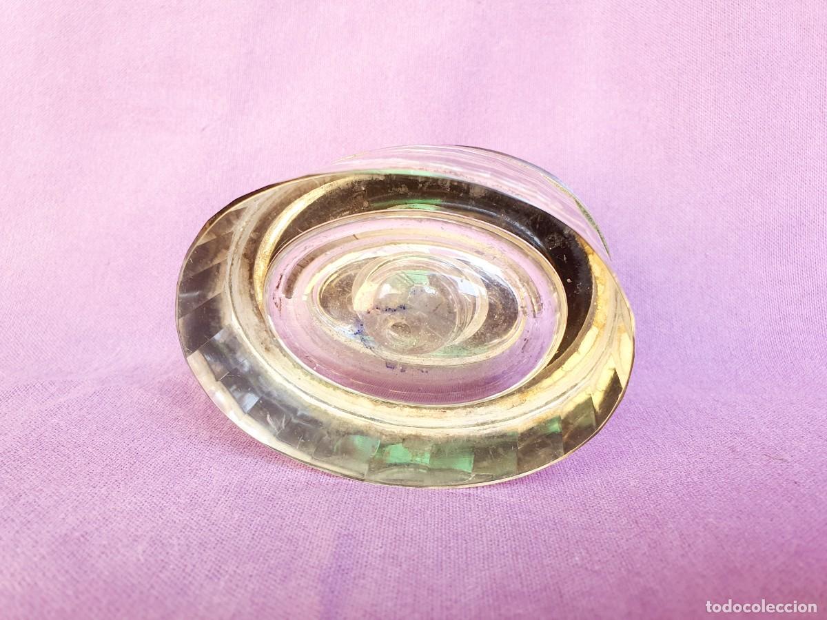 Escriban&iacute;a: Tintero cristal. 1940-50. - Foto 3