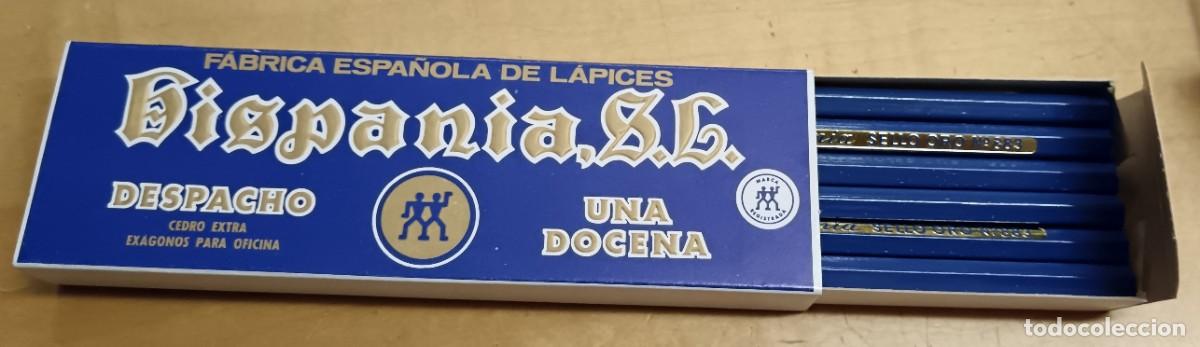 Escriban&iacute;a: CAJA CON 12 L&Aacute;PICES CEDRO EXTRA HISPANIA SIN ABRIR SIN USAR - Foto 1