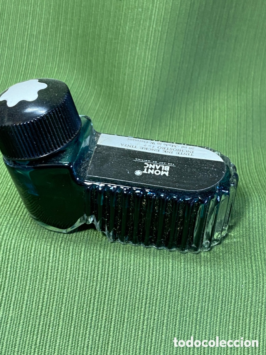 Escriban&iacute;a: Tintero de cristal (tinta) MONTBLANC. - Foto 3