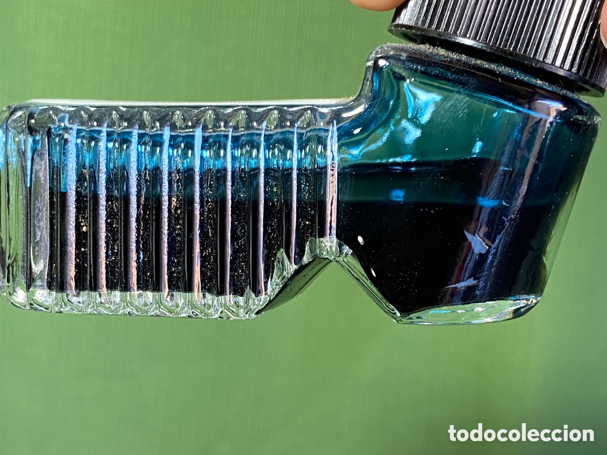 Escriban&iacute;a: Tintero de cristal (tinta) MONTBLANC. - Foto 6