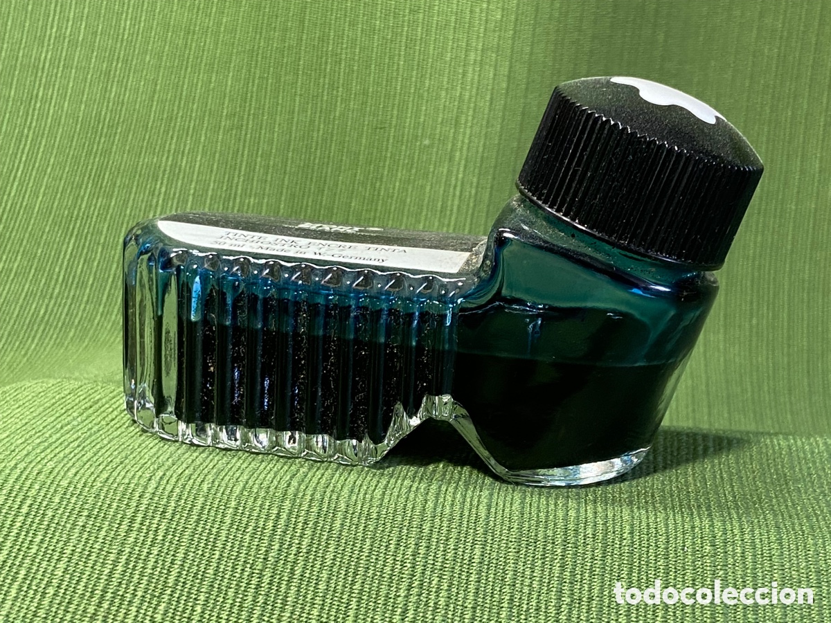 Escriban&iacute;a: Tintero de cristal (tinta) MONTBLANC. - Foto 7