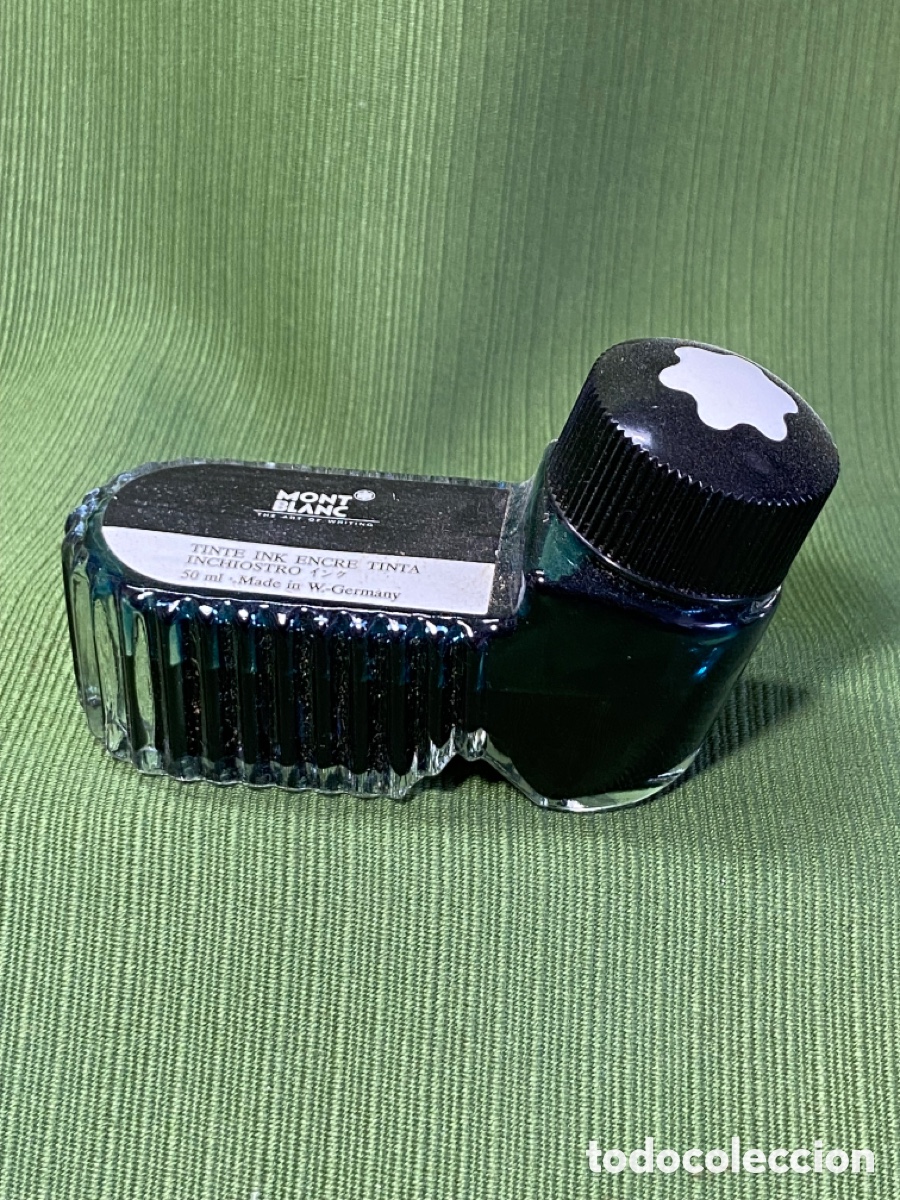 Escriban&iacute;a: Tintero de cristal (tinta) MONTBLANC. - Foto 1