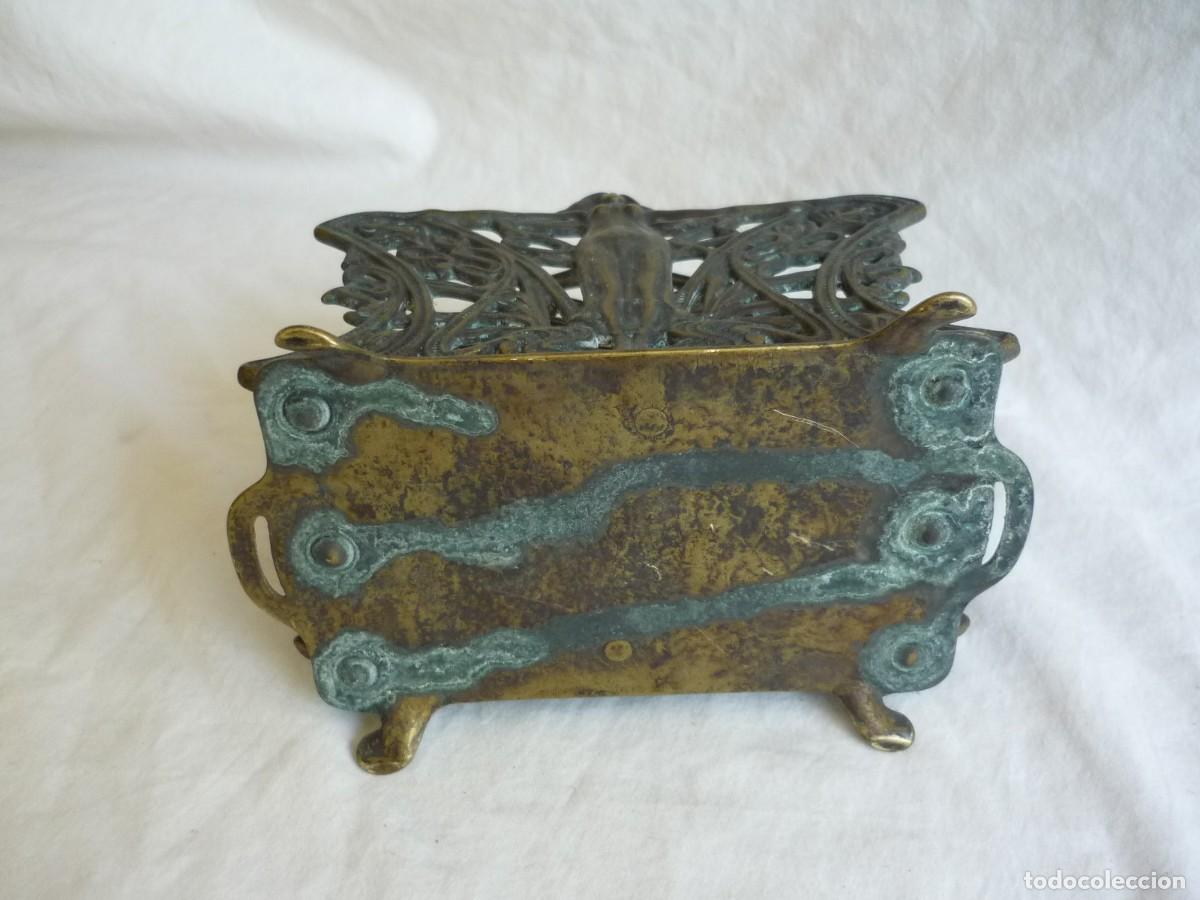 Escriban&iacute;a: Portacartas estilo modernista en bronce - Foto 7