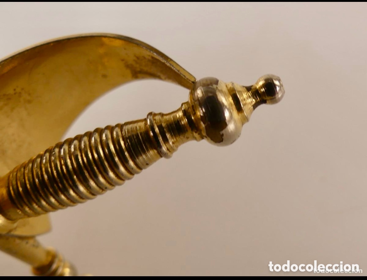 Escriban&iacute;a: ABRECARTAS ESPADA DE TOLEDO ANTIGUO - Foto 11