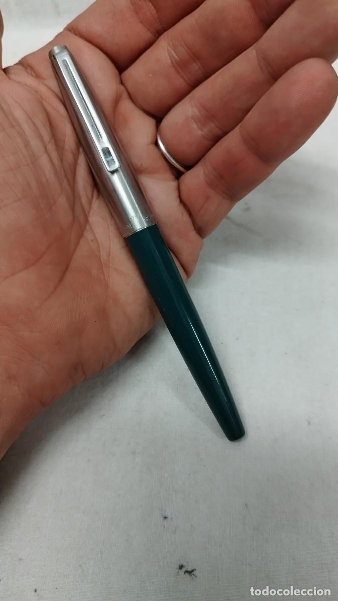 Escriban&iacute;a: Antigua pluma estilogr&aacute;fica inoxcrom - Foto 2