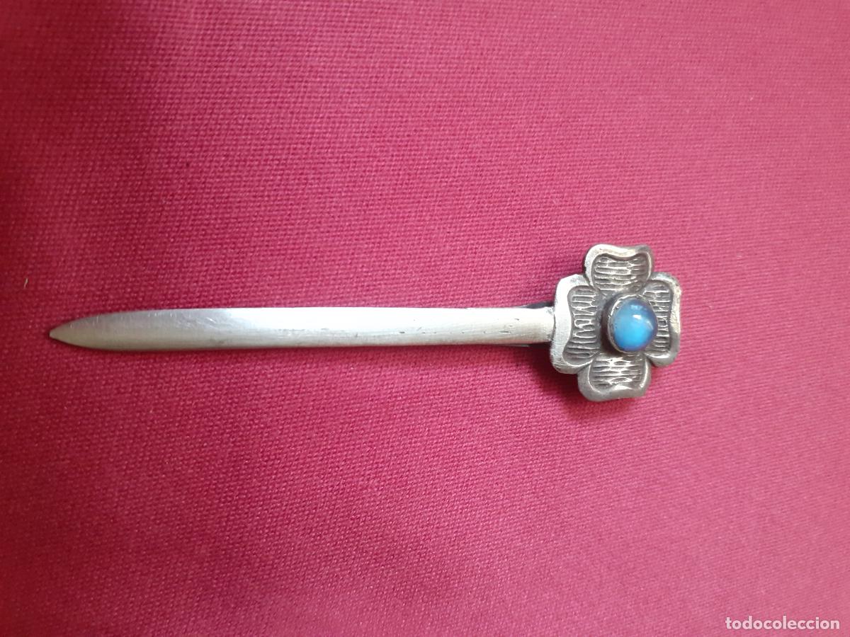 Escriban&iacute;a: Marca p&aacute;ginas de plata a&ntilde;os 70 - Foto 1