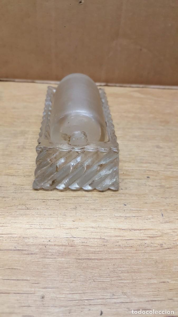 Escriban&iacute;a: ANTIGUO MOJA SELLOS DE CRISTAL MACIZO - Foto 2